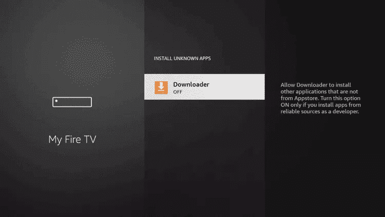Fire TV Stick Downloader App Auswahl