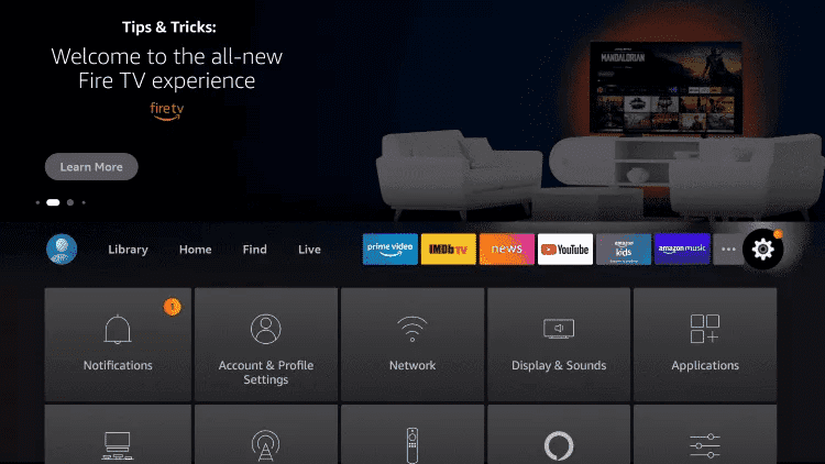 Fire TV Stick Einstellungen